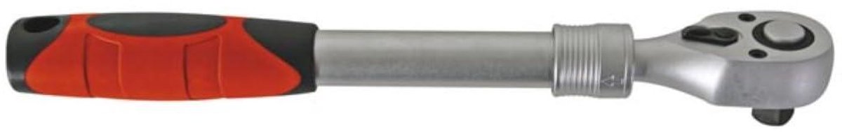 Verstelbare Ratelschroevendraaier - Precisie Gereedschap - Klussen in Huis - Fijngetand 72T Mechanisme - 1/2 inch - Rood