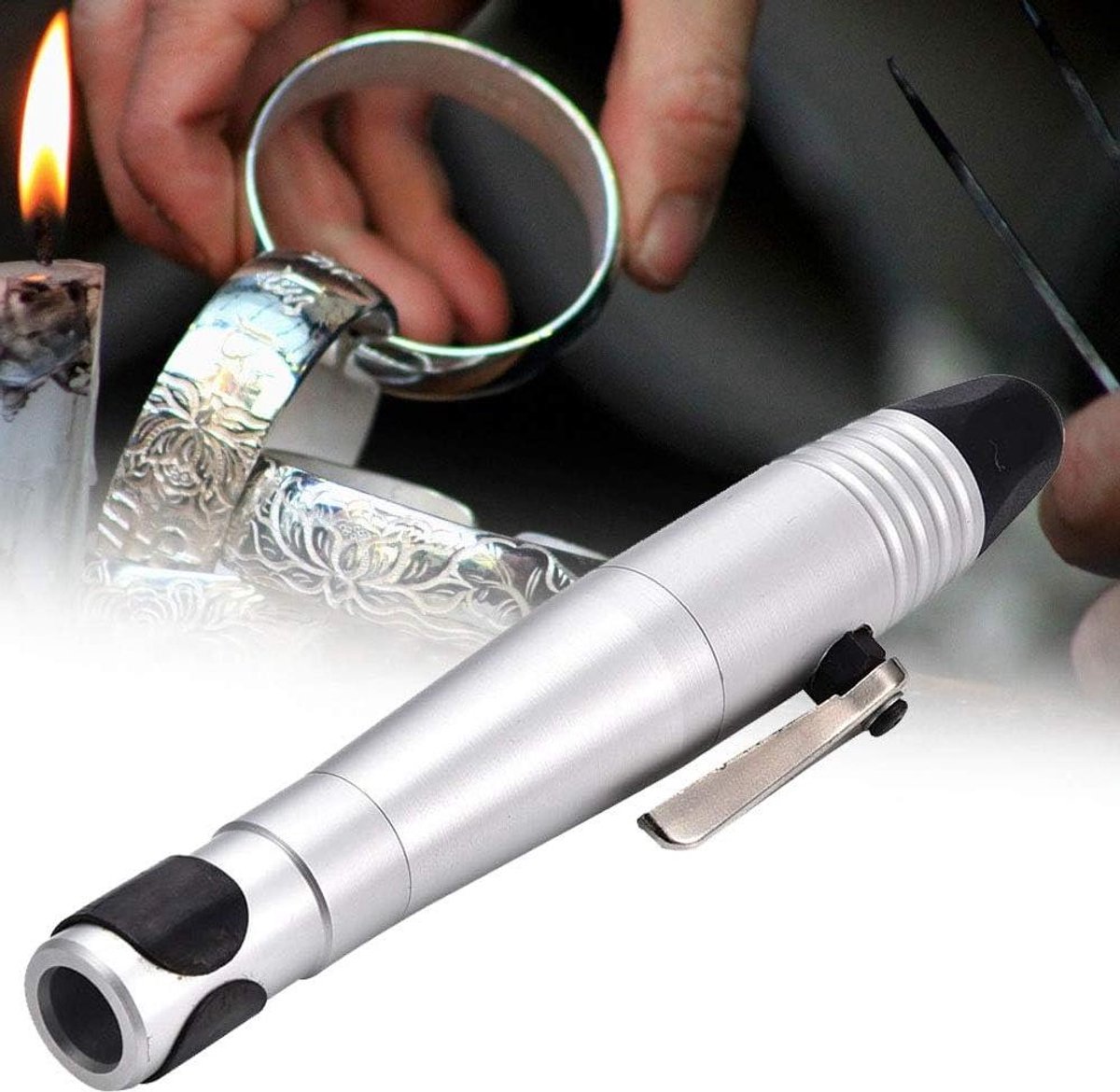 Gravure Handvat - Flex As Handpiece - Sieraden Maken - Snel Wisselen Accessoires - 142 cm - Metaal