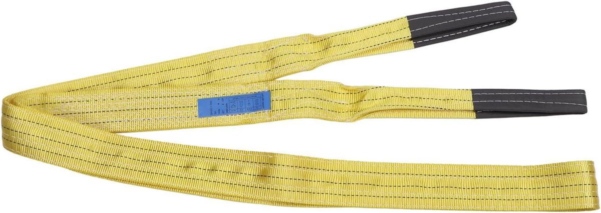 Polyester Hijsband - Platte Band - Zwaar Gewicht Optillen - Hoge Draagkracht - 50 cm - Grijs