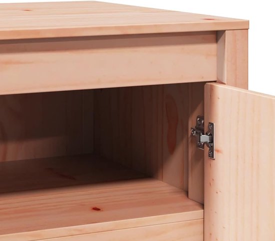 Buitenkeuken Kast - Opbergkast Tuin - Keuken Organiseren - Massief Hout - 106x55x64 cm - Bruin — afbeelding 4