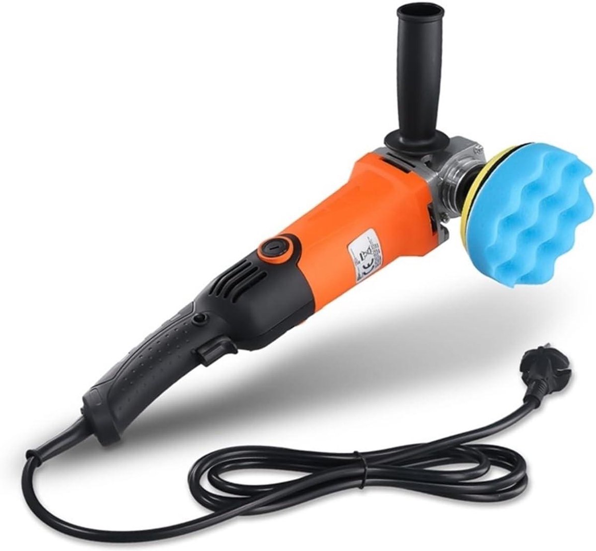 Polijstmachine - Schuurmachine Waxer - Auto Polijsten - Verstelbare Snelheid - 1200W Vermogen - Zwart Oranje