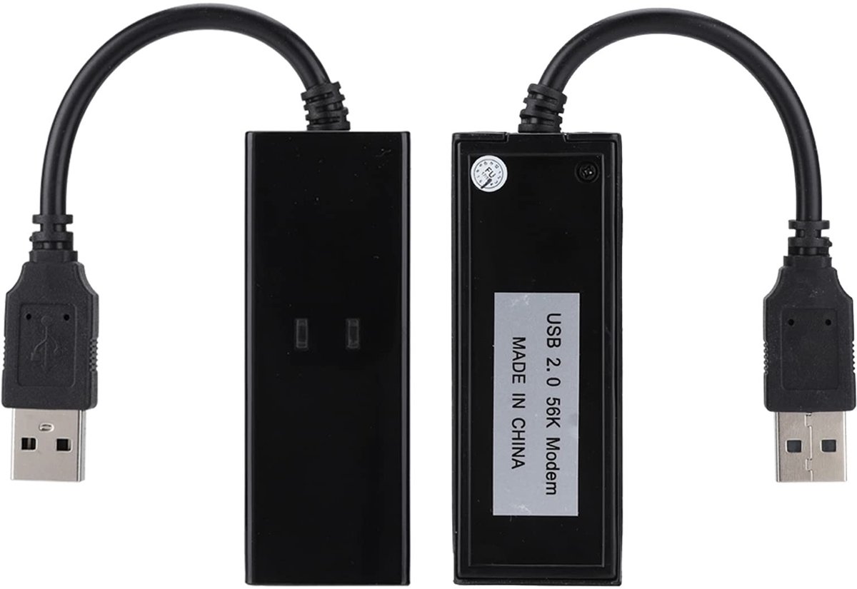 SVGCommerce - USB 56K Extern Inbelmodem - Snelle internetverbinding - Quick Connect - Compact formaat - Faxmodem - Geschikt voor XP - Model ciciglowaz