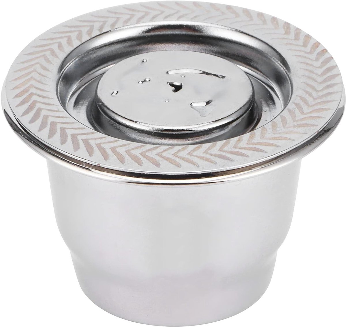 Herbruikbare RVS Koffiecapsule Set met Lepel en Borstel - Filter voor DIY Koffiemachine, 4-delige Set voor Duurzaam Koffiegenot