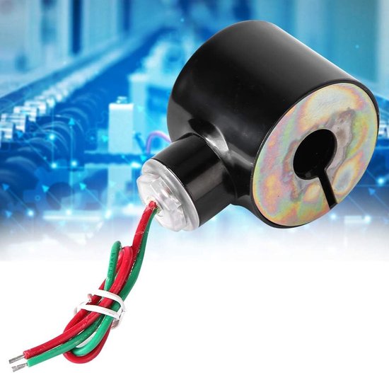 Elektrische Solenoïde Ventiel Spoel AC 220V, Koper Spoel, Normaal Gesloten, Directe Beweging Toebehoren voor Ventielen en Automatisering van Merkloos — afbeelding 3