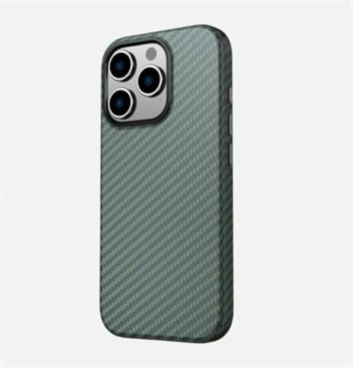Swissten MagSafe Hoesje iPhone 15 - MagStick Shell Case - Groen