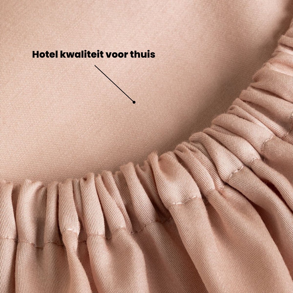 Muné Bedding Hoeslaken Perkal Katoen 200TC - 160x200 cm - Tot 30 cm Matrasdikte - Hotelkwaliteit - Terracotta