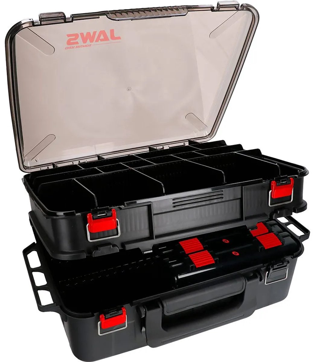 Mikado Jaws Two Compartment Lokdoos Transparant 47 x 34 x 19 cm