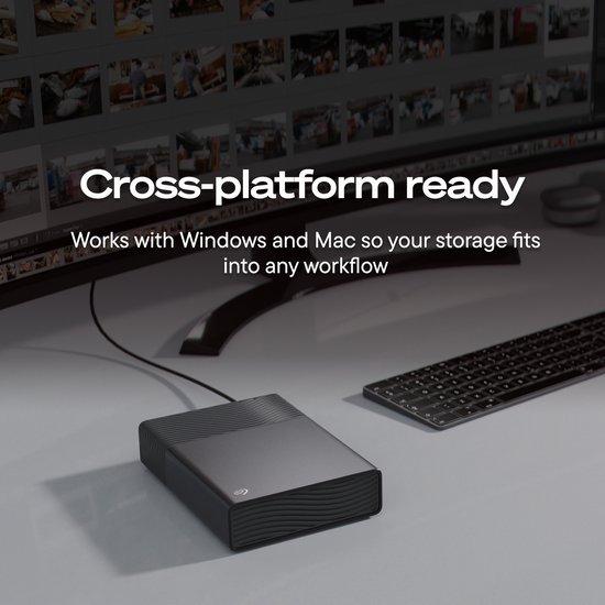 Seagate One Touch Desktop - Externe harde schijf - USB-C - Compatible met Windows en MacOS - 20TB van Seagate — afbeelding 2