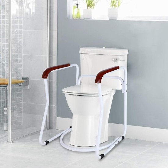 Veilig Toiletframe met Antislip, Ondersteuning voor Ouderen en Personen met Beperkingen, Ideaal voor Thuisgebruik — afbeelding 5