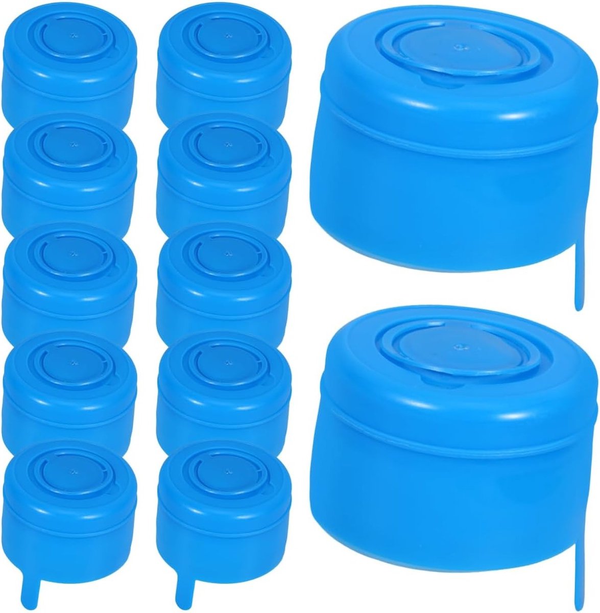 Waterdispenser Doppen voor Huishoudelijke Waterflessen - Herbruikbare Plastic Deksel voor Koelers, Blauw, 25 Stuks