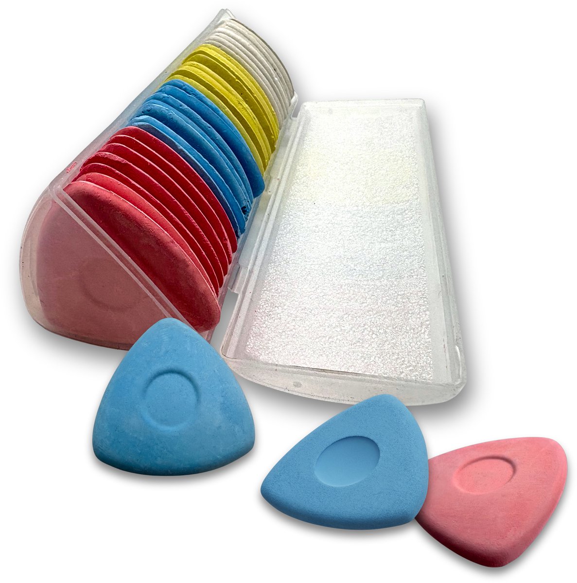 Purepeak Stofkrijt Set 30 Stuks - Naai Krijt - 5.5 x 5.5 cm - Kleermakerskrijt