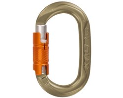 Skylotec OVX TG HC tri-lock hard coated karabijnhaak - goud