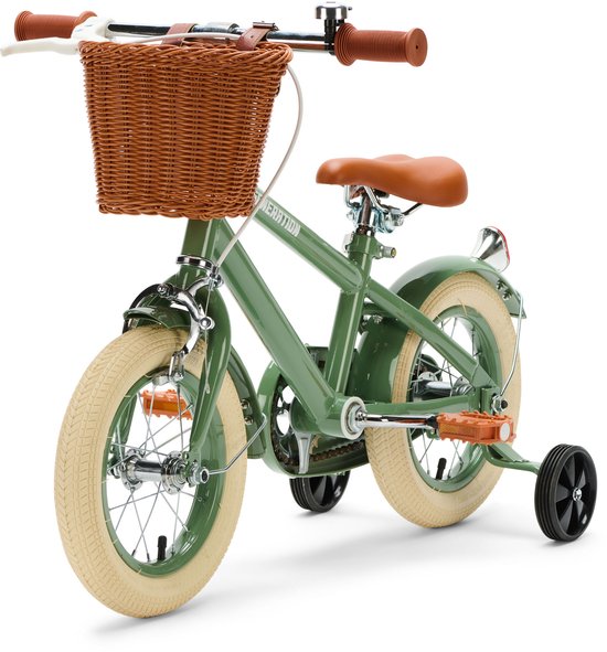 Generation Retro 12 inch Groen - Kinderfiets met Mandje van Generation — afbeelding 2