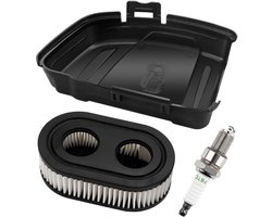 Geschikt voor 594575 Luchtfilterdeksel, F6TC-bougie, grasmaaierluchtfilter, compatibel met Briggs & Stratton 650EXI 675EXI 675IS-serie motor Vervangt 594575 798452