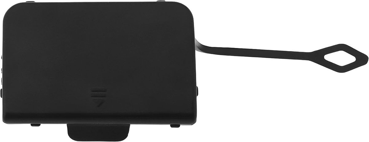 Dailygoods - Voorbumper trekhaak afdekkap - Trekhaakbeschermer - Zwart - Bumper Cover - Bescherming tegen schade - Geschikt voor Mercedes C Klasse 200