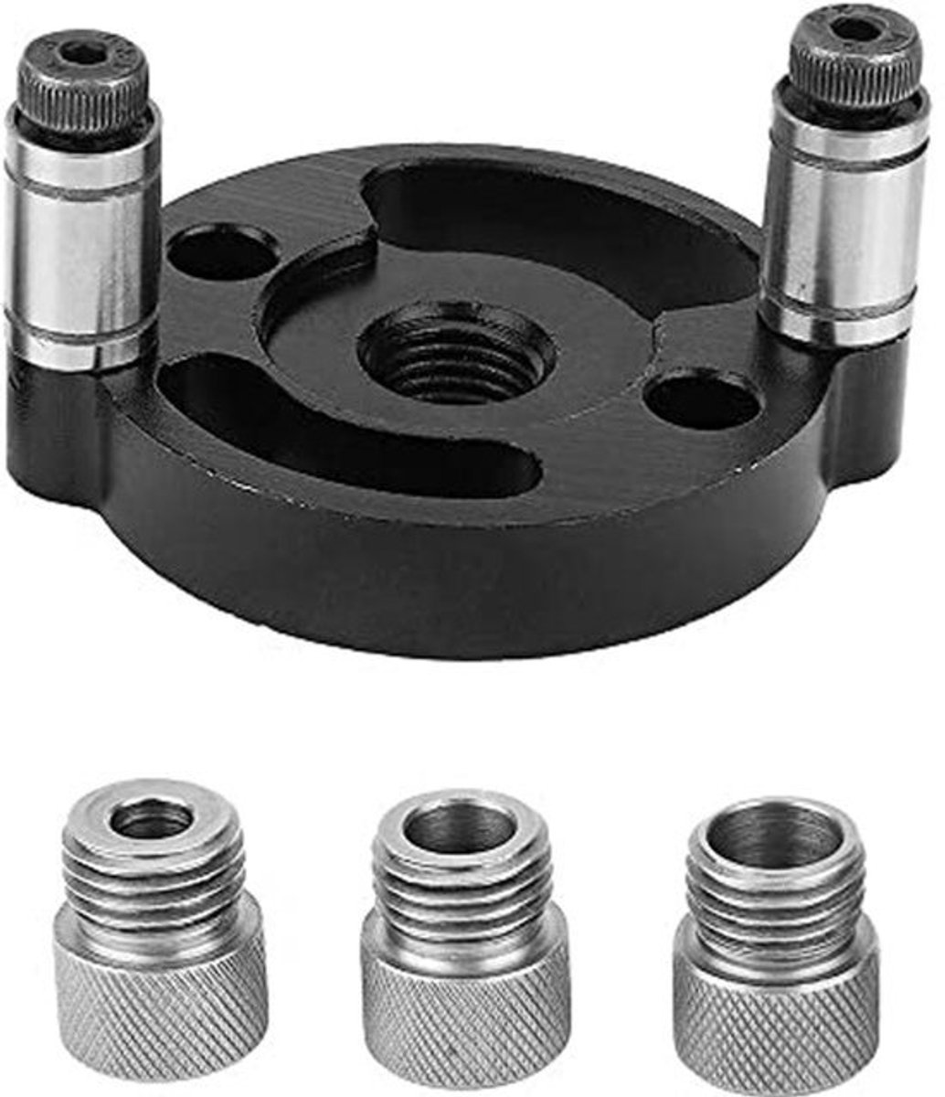 Houtboormachine - Rechte Boorgids - Zelfcentrerende Boorpunt - Aluminium Legering