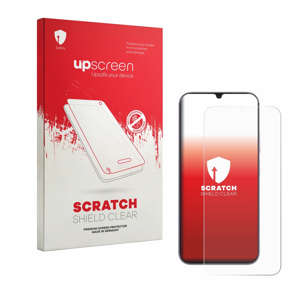 upscreen - Screenprotector voor realme C100i - Folie Beschermfolie transparant