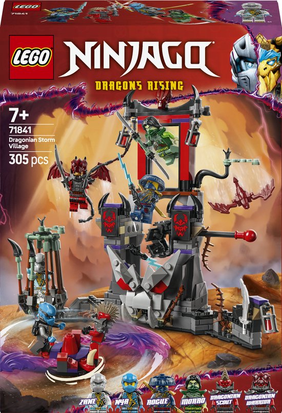 LEGO NINJAGO Winter Collectie 2025 LEGO Ninjago 71841 Draconisch dorp