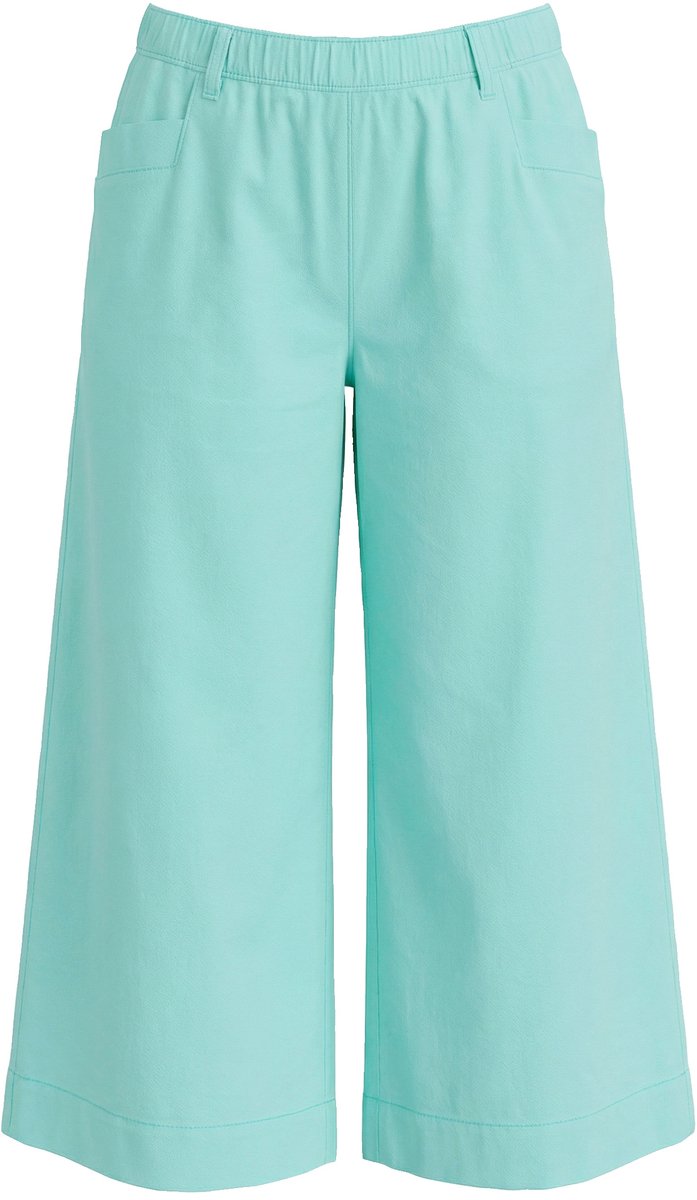 Laurasøn - Dames - Culotte 3/4 elastische tailleband - Munt - Maat 42