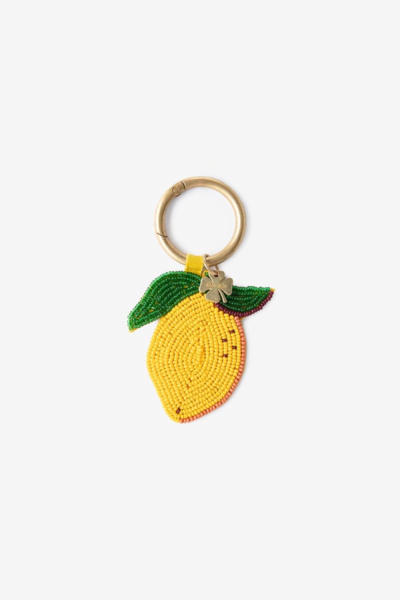 Sissy-Boy - Gele bag charm citroen