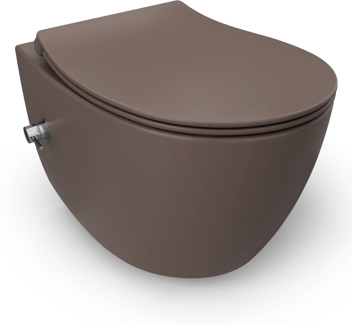 Isvea Sentimenti Hangtoilet met Bidet - Taupe