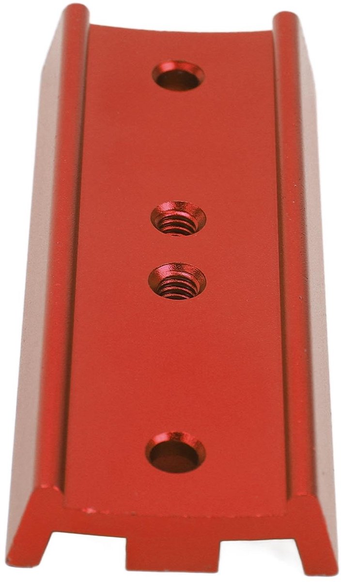 Jhubersproducts - Telescoop Zwaluwstaart Plaat - 4.25 inch Zwaluwstaart Plaat - Meerdere accessoires aansluiten - Rood - Geschikt voor telescopen - Pe