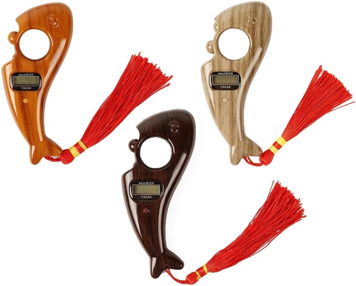Digitale Telmachine voor Boeddhabeads - 3 Stuks voor Meditatie, Ontspanning en Boeddhistische Gebeden in 3 Kleuren