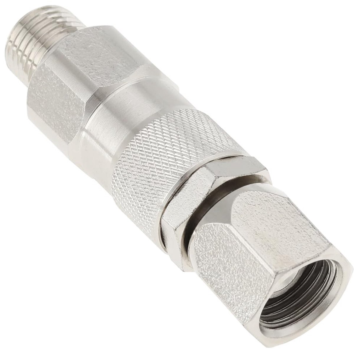 Elzusha - Draaibare Joint - Hoge Druk - Verbeter je spuitwerk - 1/4 Inch Mannelijke - 1/4 Inch Vrouwelijke - Geschikt voor airless spuitmachines - ...