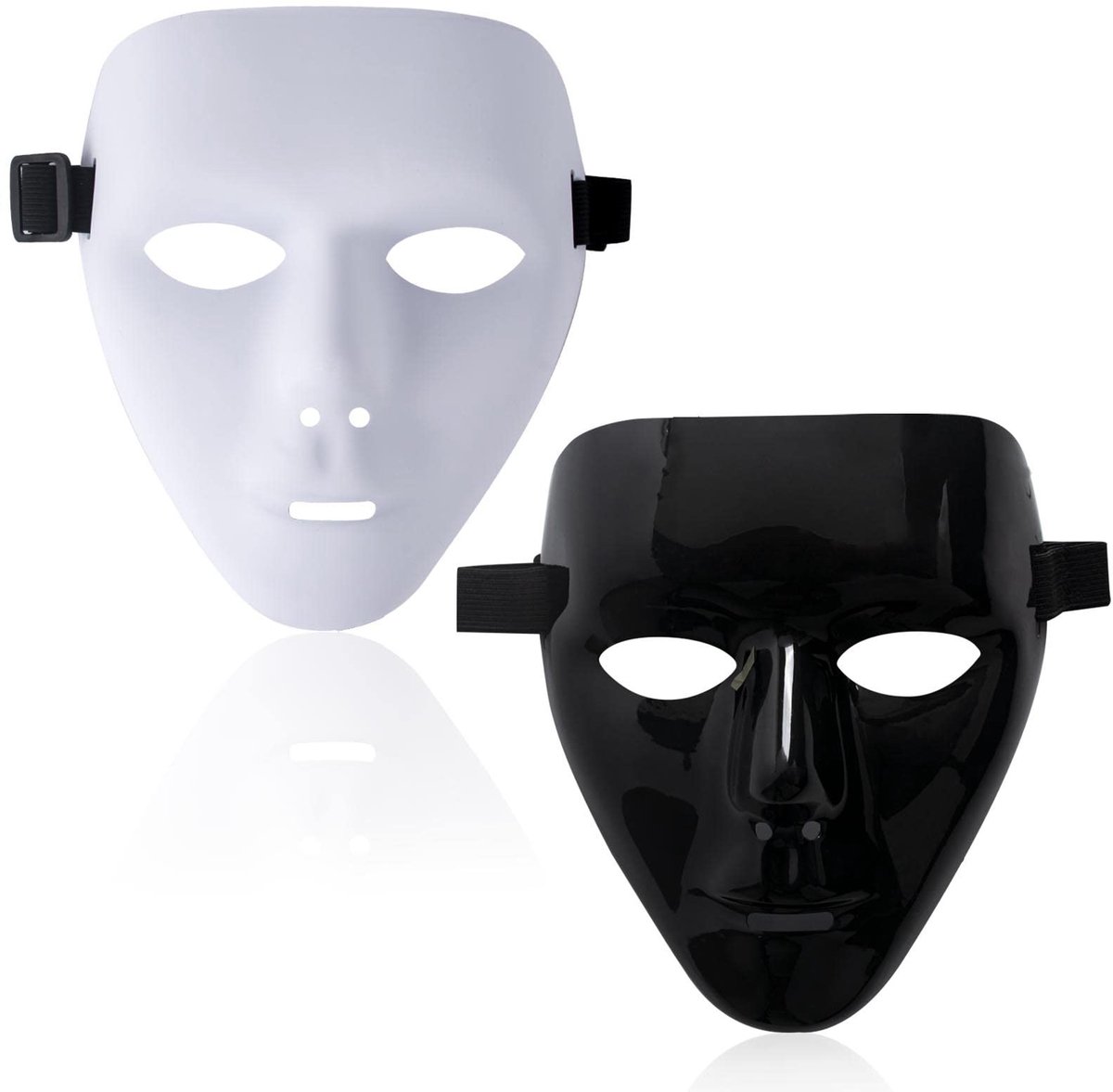 Vlemico - Hip Hop masker - Halloween masker - Lichtgewicht en comfortabel - Full face hacker masker - Geschikt voor mannen en vrouwen - Rollenspel ...