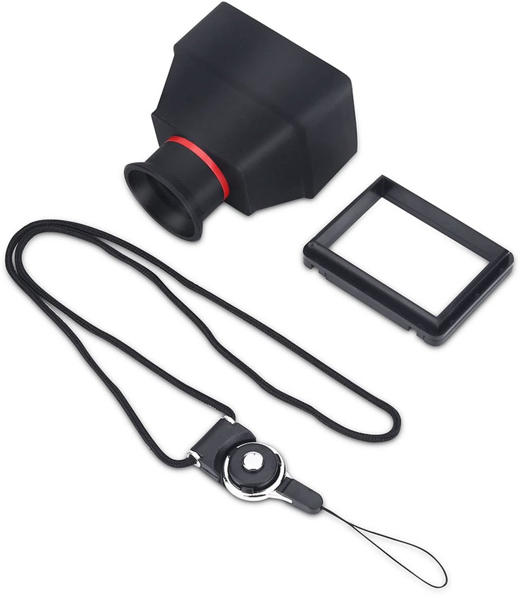 Dailygoods - Hoodman - LCD Viewfinder - Duurzaam Accessoire - 3.2 Inch - Vergrootglas - Geschikt voor Spiegelloze Camera's