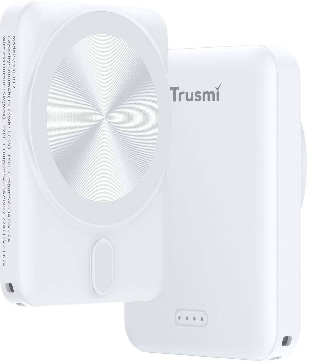 TRUSMI PB08 Series PD20W Magnatic Wireless Power Bank