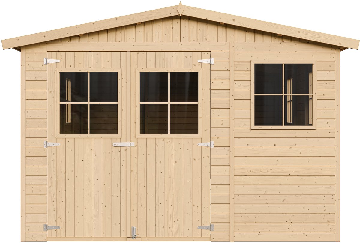 Timbela M337 - Houten tuinhuis - 14,94 m² - 516x324xH226 cm - zonder vloer