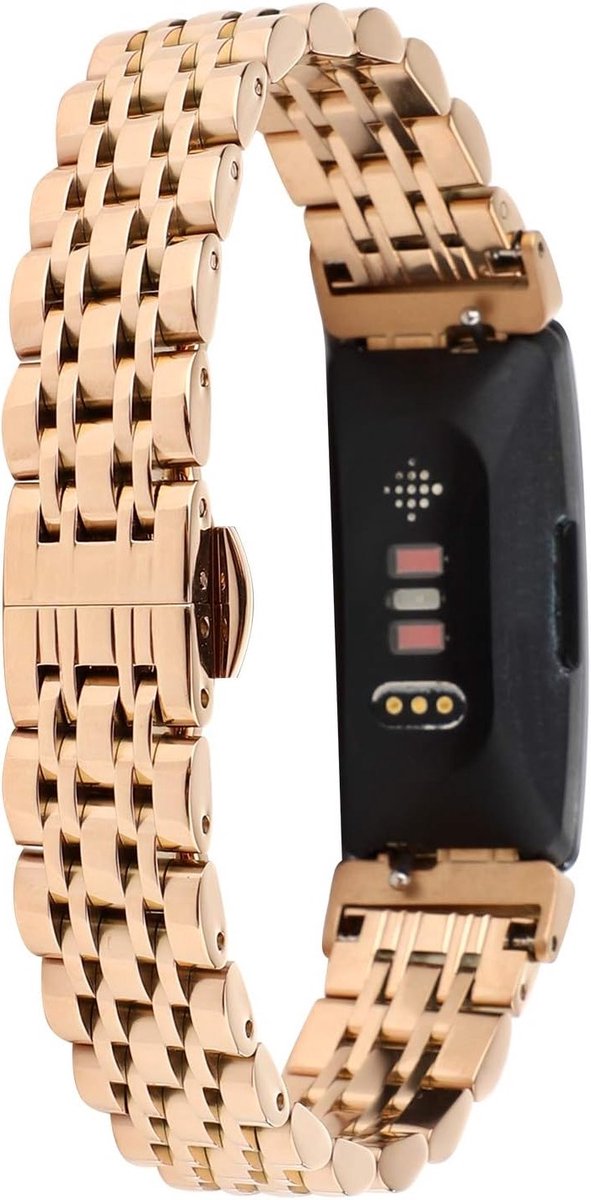 Verstelbare RVS Vervangband voor Fitbit Inspire 2 - Stijlvolle en Duurzame Polsband voor Fitness Tracker Accessoire thumbnail 6