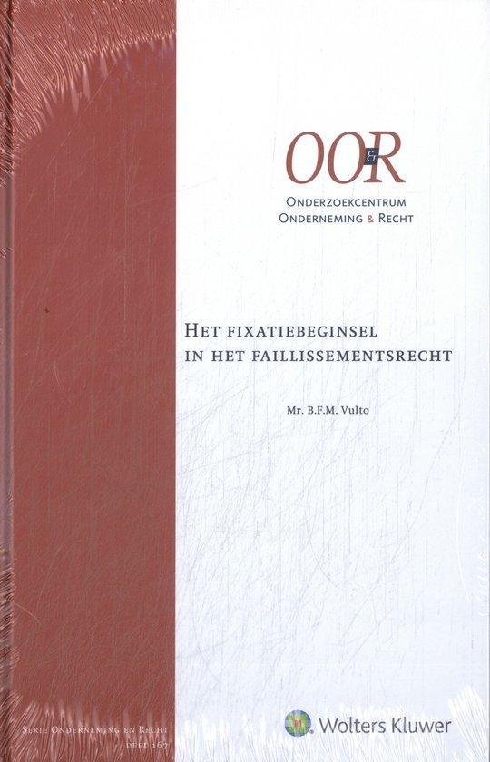 Het fixatiebeginsel in het faillissementsrecht - cover