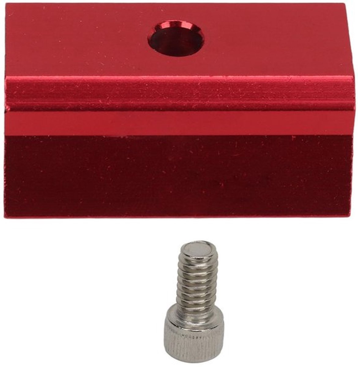 Zwaluwstaartrailplaat met 1/4 Inch Draad, Materiaal van Aluminiumlegering, voor Telescoopzoekerkijker Smartphone-basisuitbreiding
