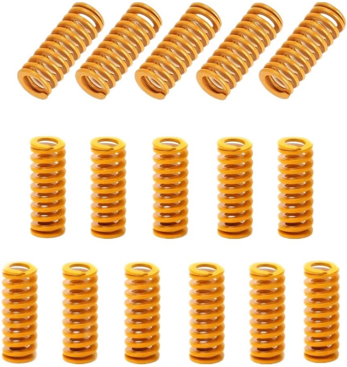 Voarge 3D Printer Veertjes voor Creality CR-10, Ender 3 - Set van 16 - Lichte Belasting