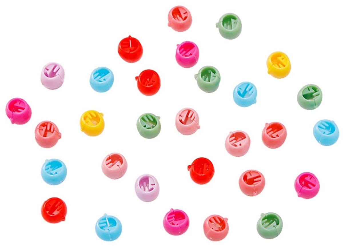 Zeynomax - Mini-Haarklauwen - Kleurrijke Haaraccessoires - 40 Stuks - Voor Meisjes - Perfect voor Haarstyling - Handige Opbergdoos