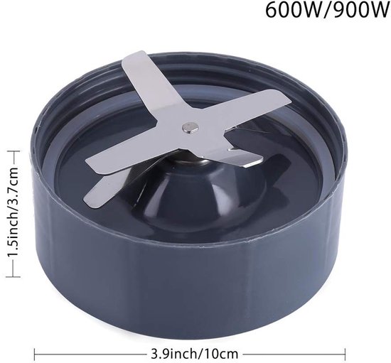 Elzusha - Vervangende Sapcentrifuge - Roestvrijstalen Lemmet - Vaatwasserbestendig - Wit - Accessoire voor Mixer - Geschikt voor 600W en 900W van Elzusha — afbeelding 4