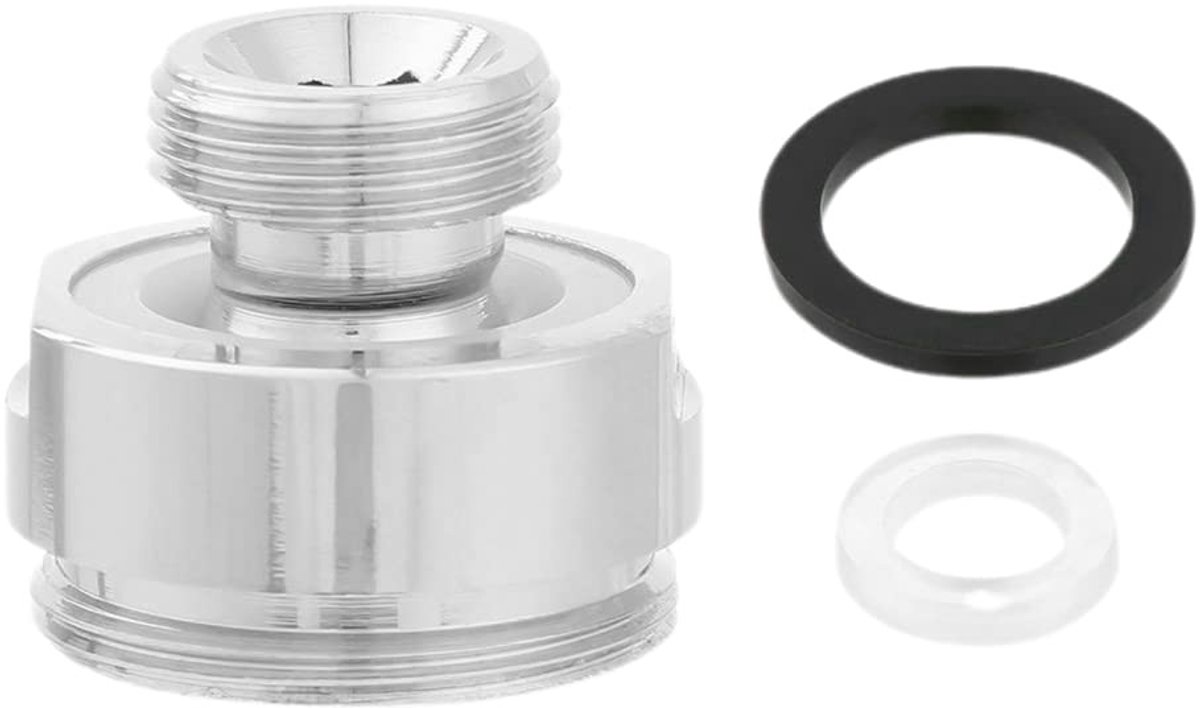 Smoakez - Kraanadapter - Verstelbare draaibare beluchter - 14 mm - Messing - Tuinslang connector - Geschikt voor tuin gebruik - Hoogwaardig materiaal