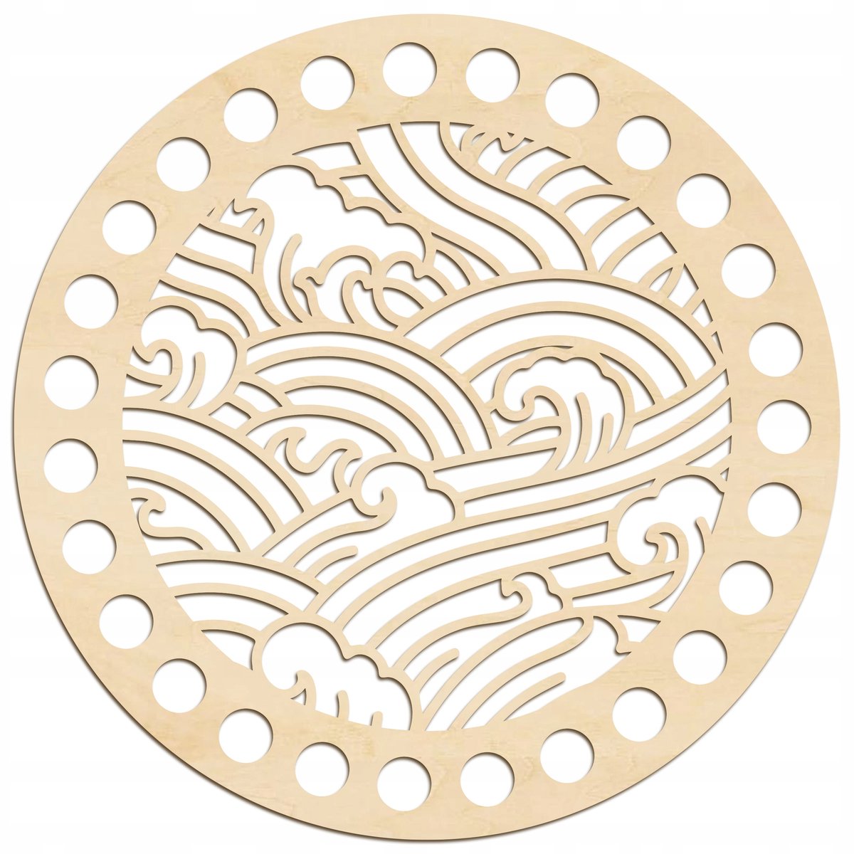 SMX Design - Ronde Houten Basis - 15cm - Esthetisch Ontwerp - FSC-gecertificeerd