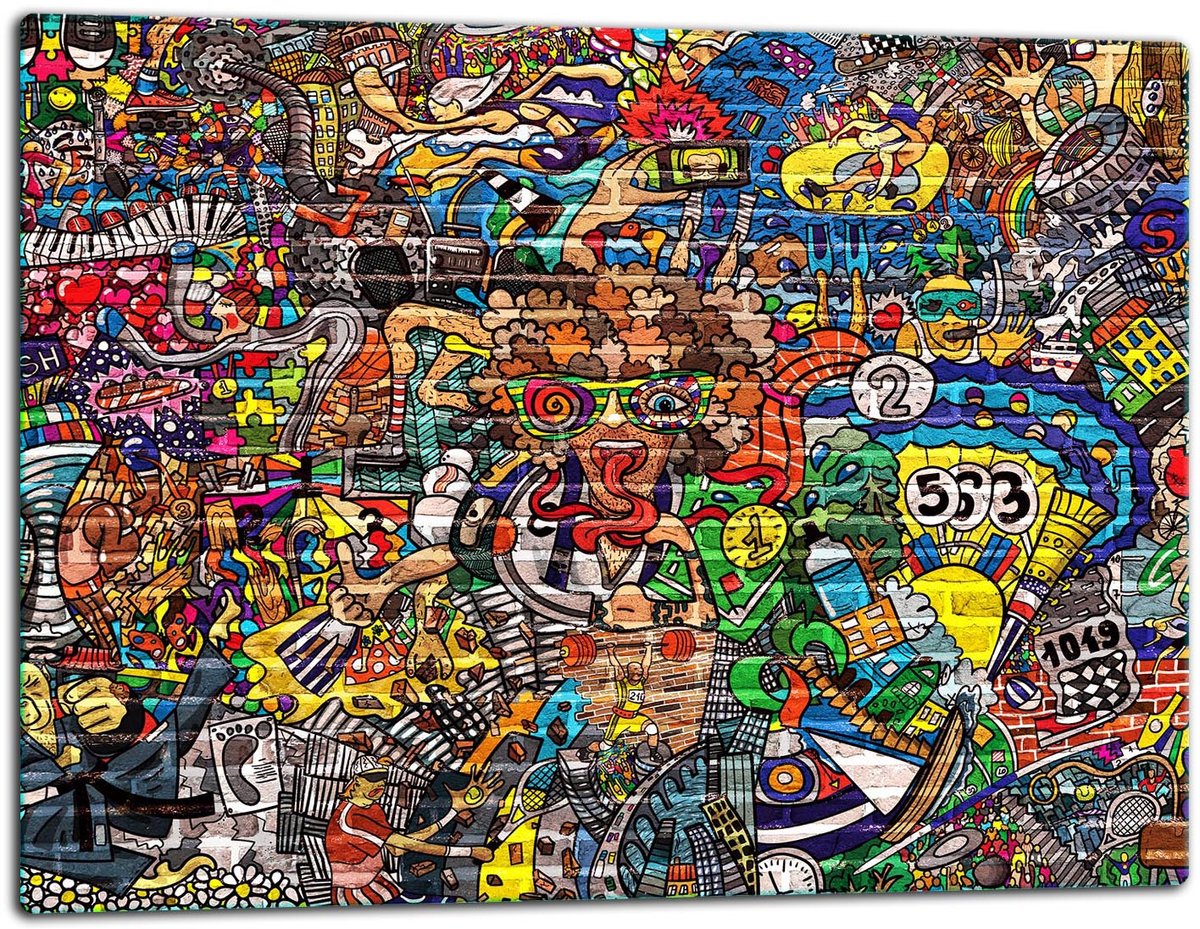 TMK ArtDeko - Snijplank - 52x40 cm - Mozaïek - Inductieplaat