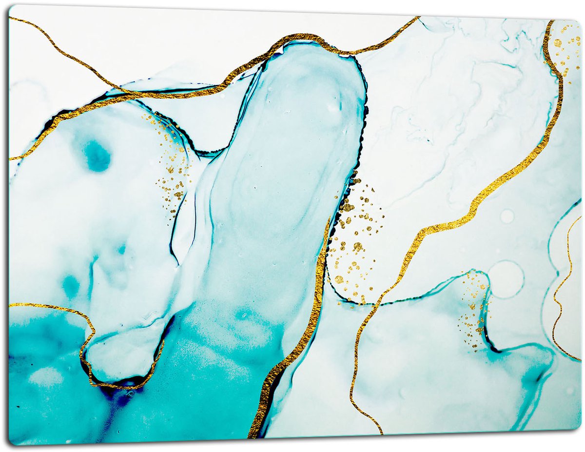 TMK ArtDeko - Snijplank - 52x40cm - Marmer - Glas