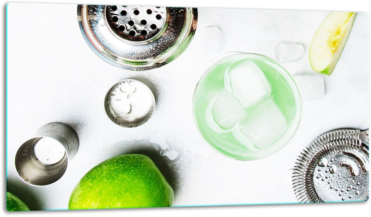 TMK ArtDeko - Snijplank - 52x30 cm - Veilig glas - Inductiekookplaatbescherming