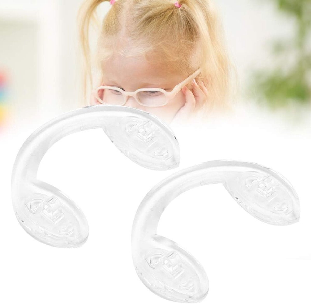 Zachte silicone neuspads voor kinderen - 20 paar antislip neuspads voor brillen en zonnebrillen accessoires