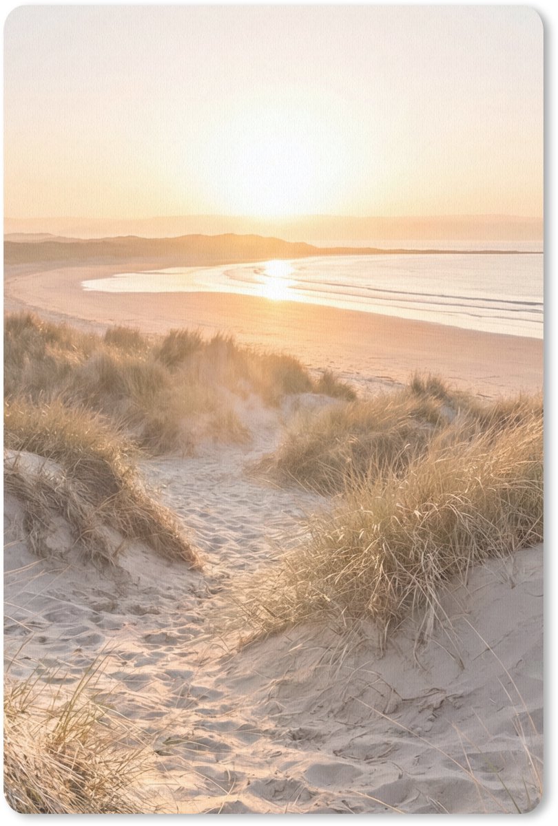 Muismat 13x20 cm - Mousepad Duinen - Strand - Zee - Muismatten