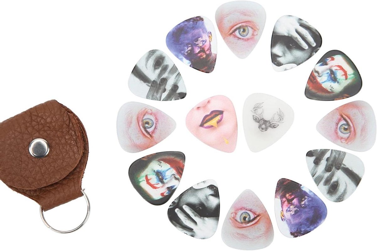 Gitaar Plectrums - Plectrums Gitaar - Muziek Spelen - Uniek Modern Ontwerp - 13 stuks - Multi