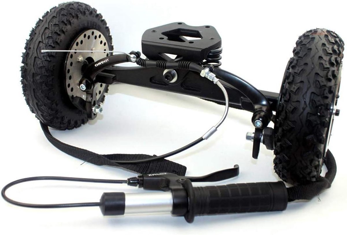 Offroad Skateboard Trucks Mountainboard Vrachtwagen Terreinrijden Met Schijfrem 8 Inch Wiel