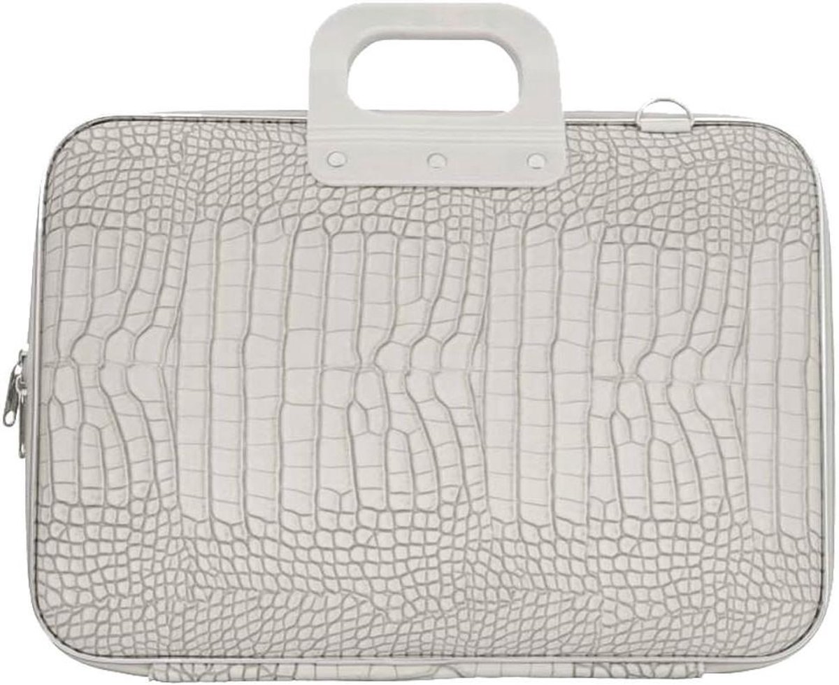 Laptop Tas - Laptoptas Schoudertas - Bescherming Laptop - Dun Ontwerp - 47 x 35 x 8 cm - Wit