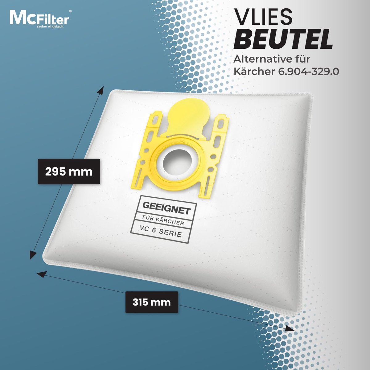 Stofzuigerzakken - Vlieszakken - Stofzuigen - Microfleece materiaal - 10 stuks - Wit