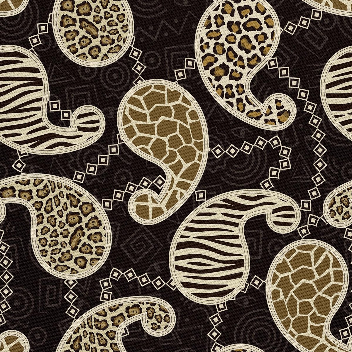 Tafelkleed - Outdoor Kleed - Bescherming Tafel - Waterafstotend - 140 x 200 cm - Paisley
